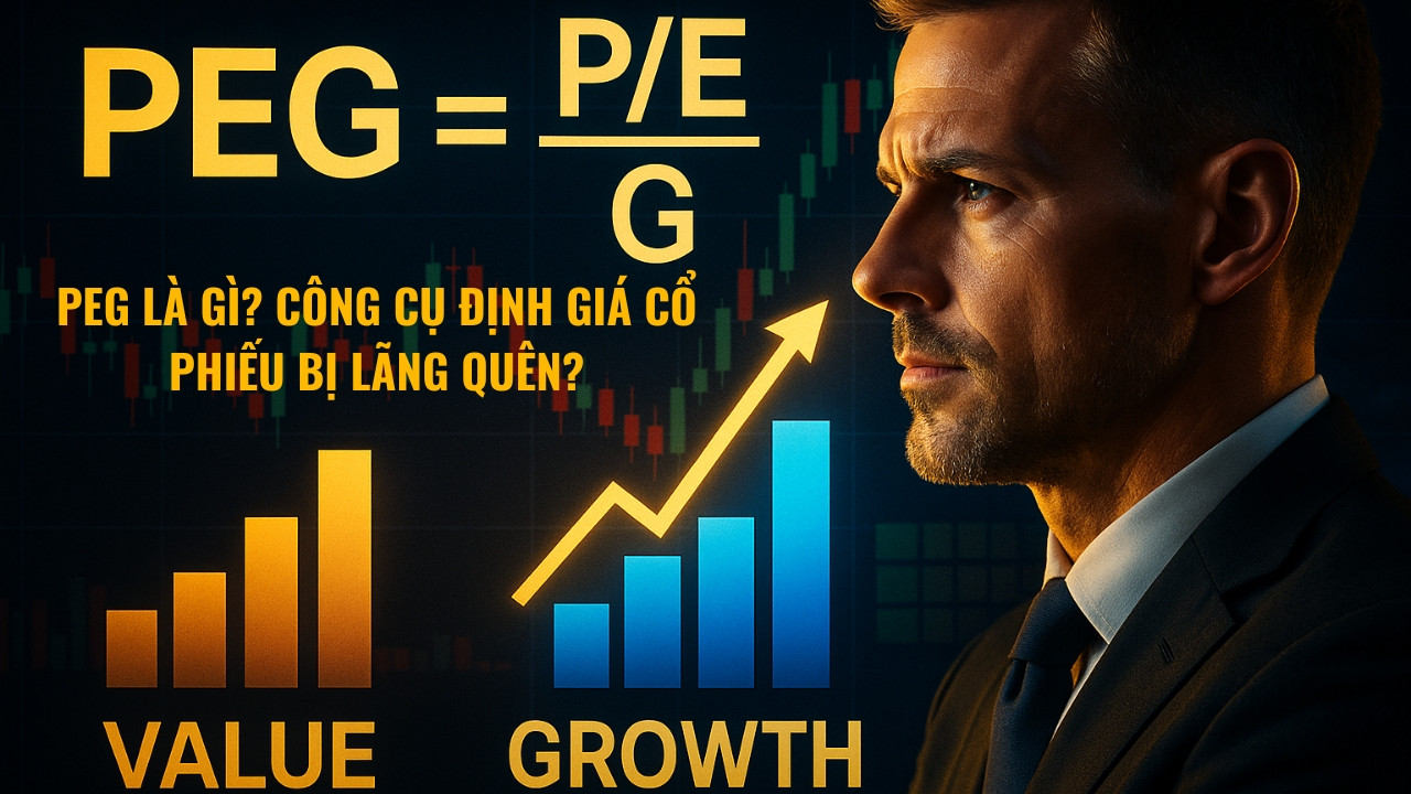 Chỉ số PEG (Price/Earnings-to-Growth): Công cụ định giá cổ phiếu toàn diện